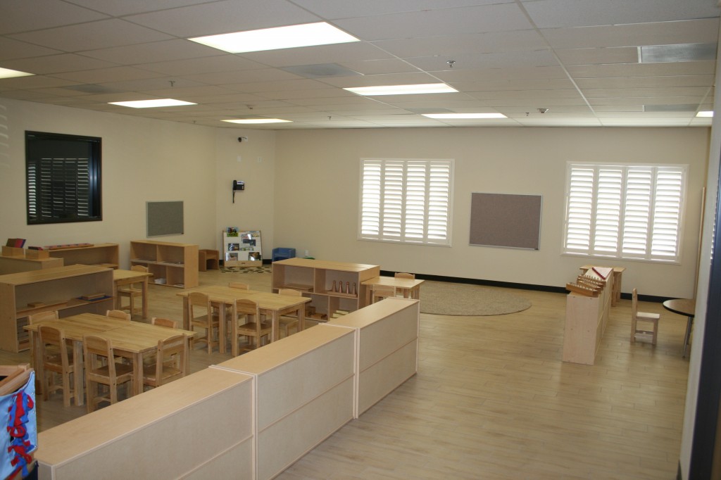 Spacious classrooms.